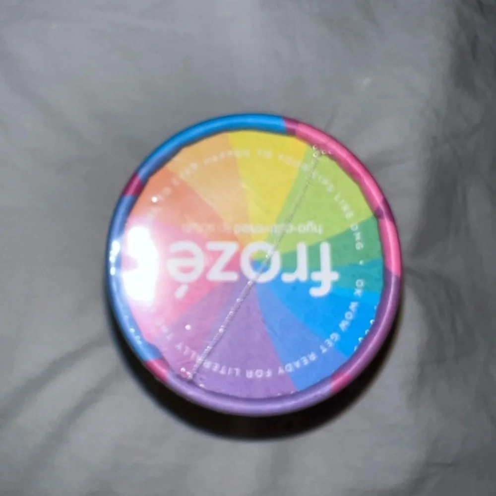 Dew of the Gods Froze lip scrub blessed for the gift of forgiveness new box